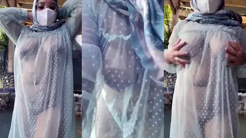 Bokep Jilbab Tante Jilboobs Pamer Toket Transparan
