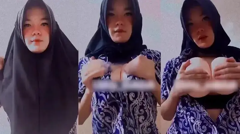 Bokep Jilbab Ukhty Nabilah Remas Toket Gede